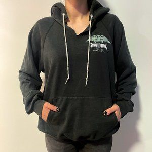 True vintage Death Angel band pullover hoodie, L